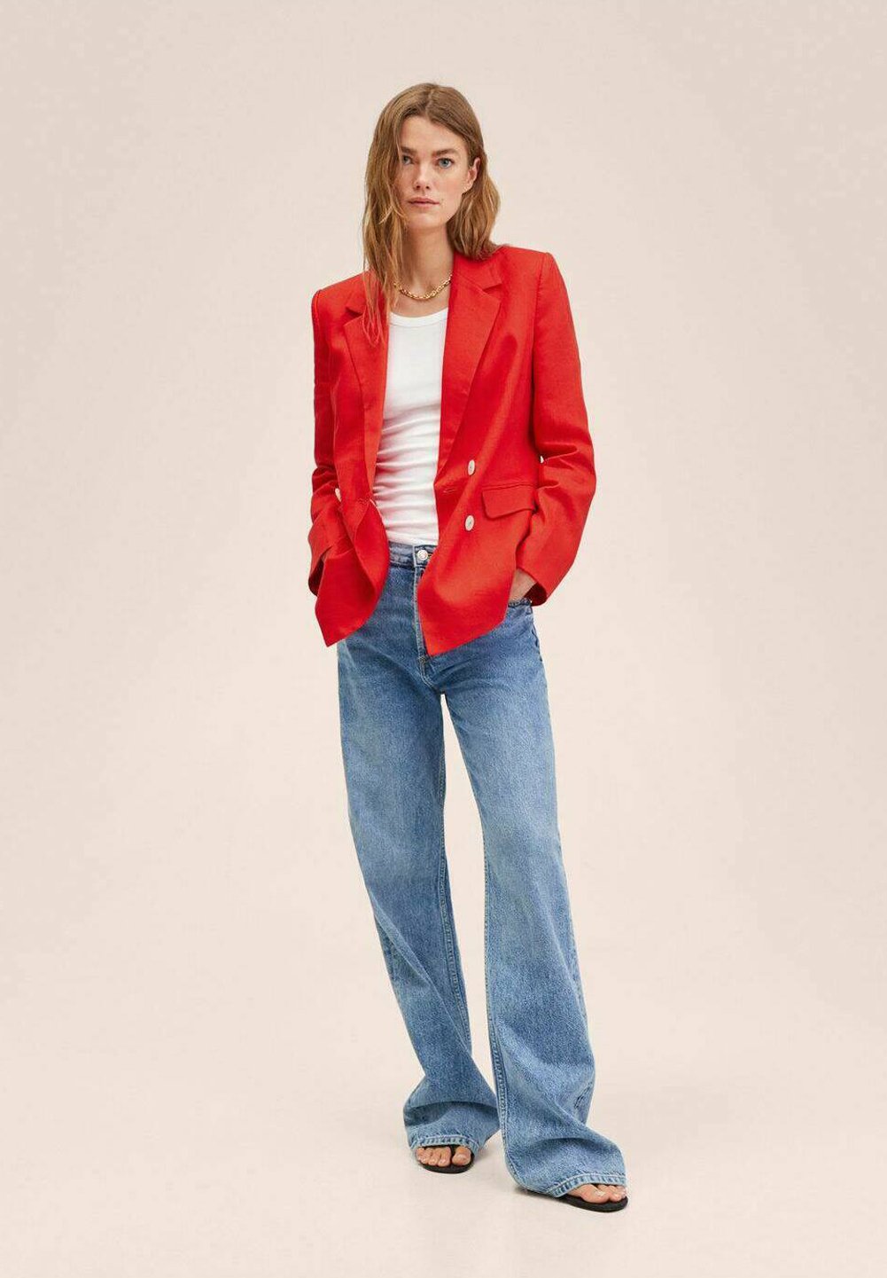 Mango TEMPOLI - Blazer - red/rojo - Zalando.es