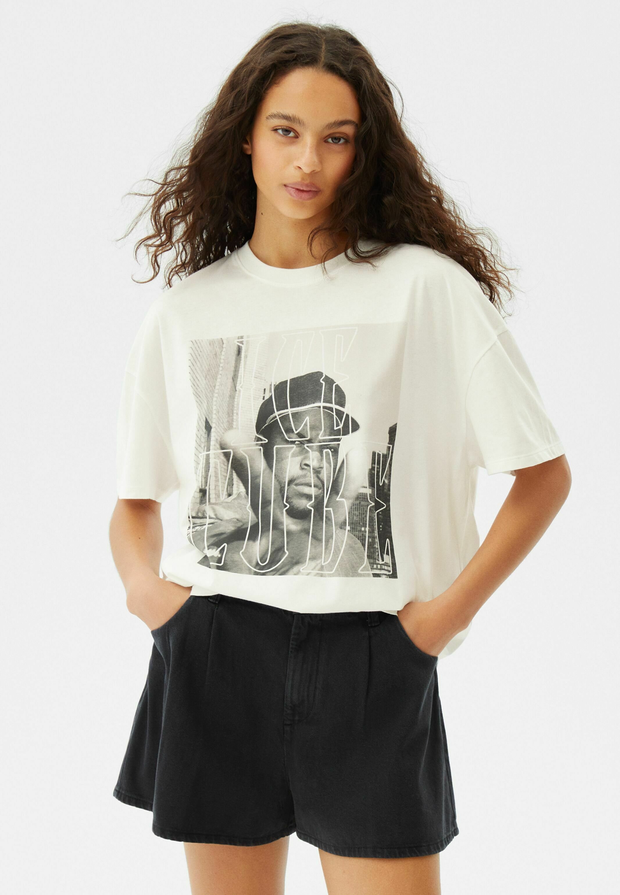 biggie t shirt bershka