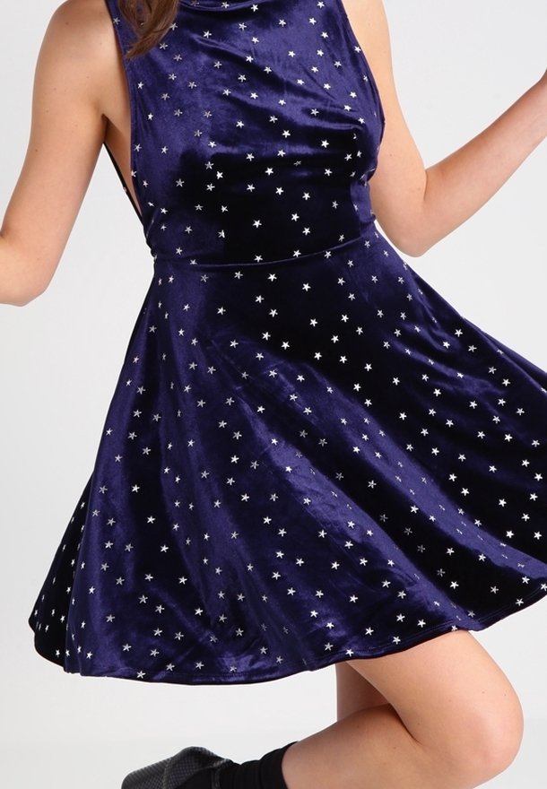 Topshop Cocktail dress / Party dress - dark blue - (Pre-owned) - Zalando.ie