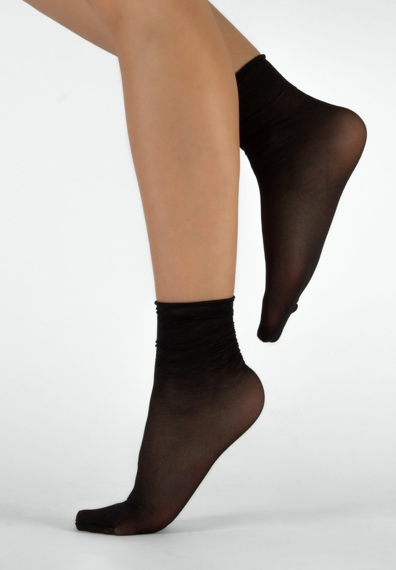 Calzitaly SOCKS WITHOUT ELASTIC BAND 20 DEN Socken black/schwarz