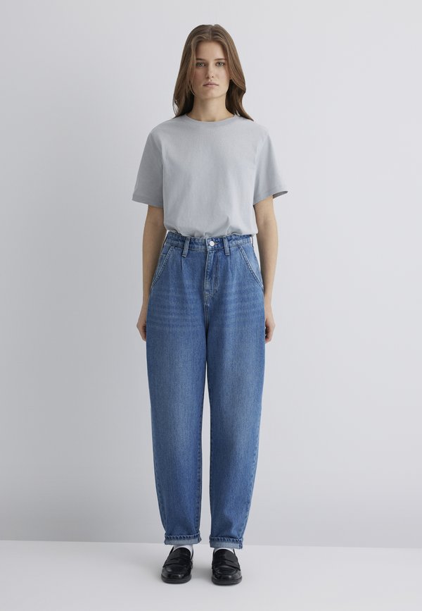 LAURA - Jeans Tapered Fit - dark brushed lt