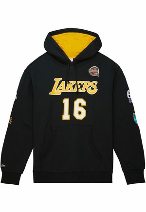Mitchell & Ness LOS ANGELES LAKERS PAU GASOL HALL OF FAME - Jersey con capucha - black
