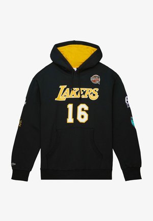 Mitchell & Ness LOS ANGELES LAKERS PAU GASOL HALL OF FAME - Jersey con capucha - black