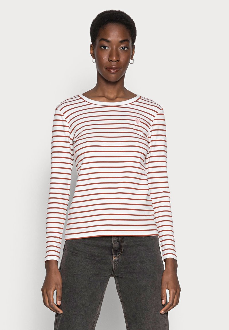 Kaffe LIDDY - Camisola de manga comprida - chalk/ginger bread