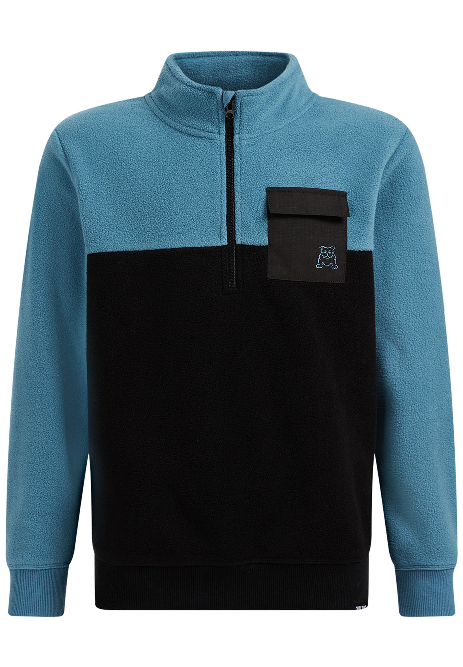 Abbigliamento Pullover & cardigan WE Fashion MET COLOURBLOCK - Felpa in pile - petrol/petrolio Abbigliamento Pullover & cardigan WE Fashion MET COLOURBLOCK - Felpa in pile - petrol/petrolio