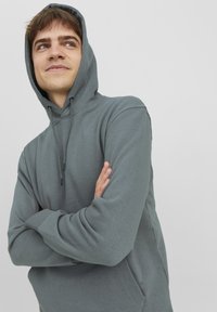 Jack & Jones JJESTAR BASIC HOOD - Felpa con cappuccio - sedona sage