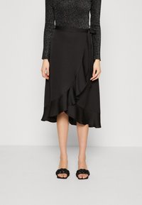 VILA VIELLETTE HW SU-EV - A-silueta svārki - black