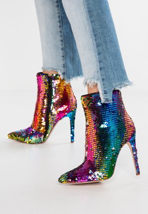 High Heel Stiefelette - multi-coloured