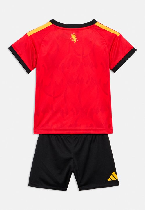 adidas BELGIUM RBFA HOME MINIKIT BABY SET - Sports T-shirt - red/bold gold-coloured — foto 5