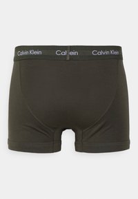 Calvin Klein Underwear TRUNK 3 PACK COTTON STRETCH - Cuecas boxer - orange/blue shadow/process green