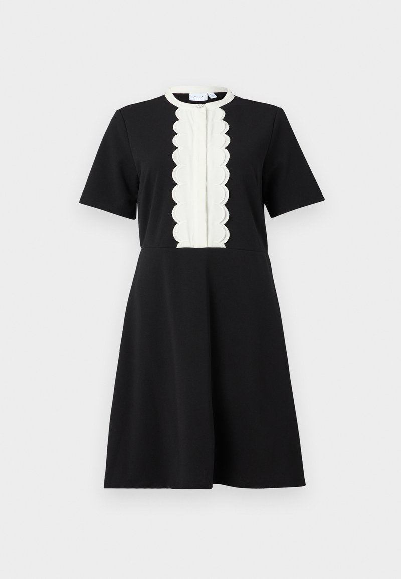 VILA VICLARA SHORT - Day dress - black/white/black - Zalando.ie