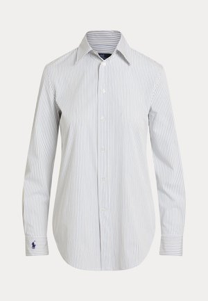 Polo Ralph Lauren END-ON-END STRETCH SLIM FIT COTTON SHIRT - Chemisier - white/blue