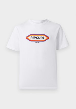 SUNSET TEE UNISEX - Tričko s potlačou - white