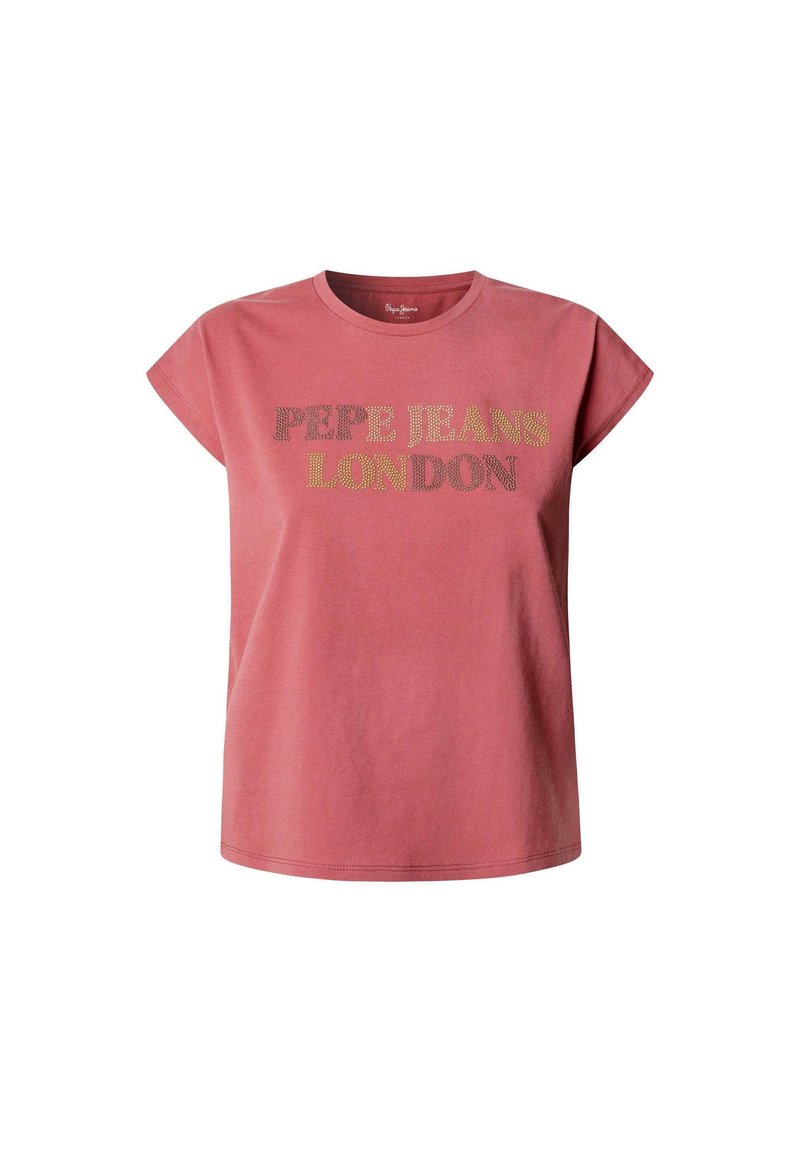 Pepe Jeans T-shirt print oranje