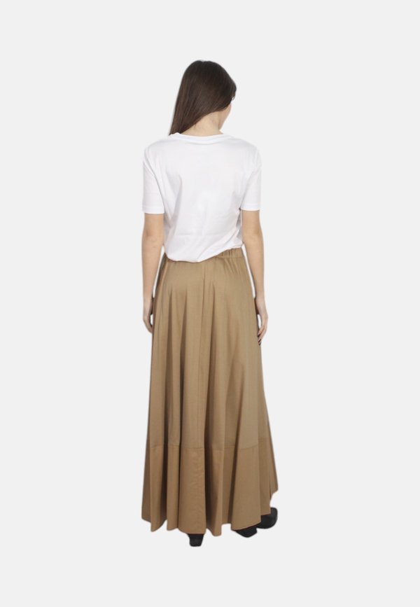 ROAL - Maxi skirt - camel4