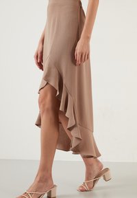 LELA REGULAR FIT - Trapecinis sijonas - mink