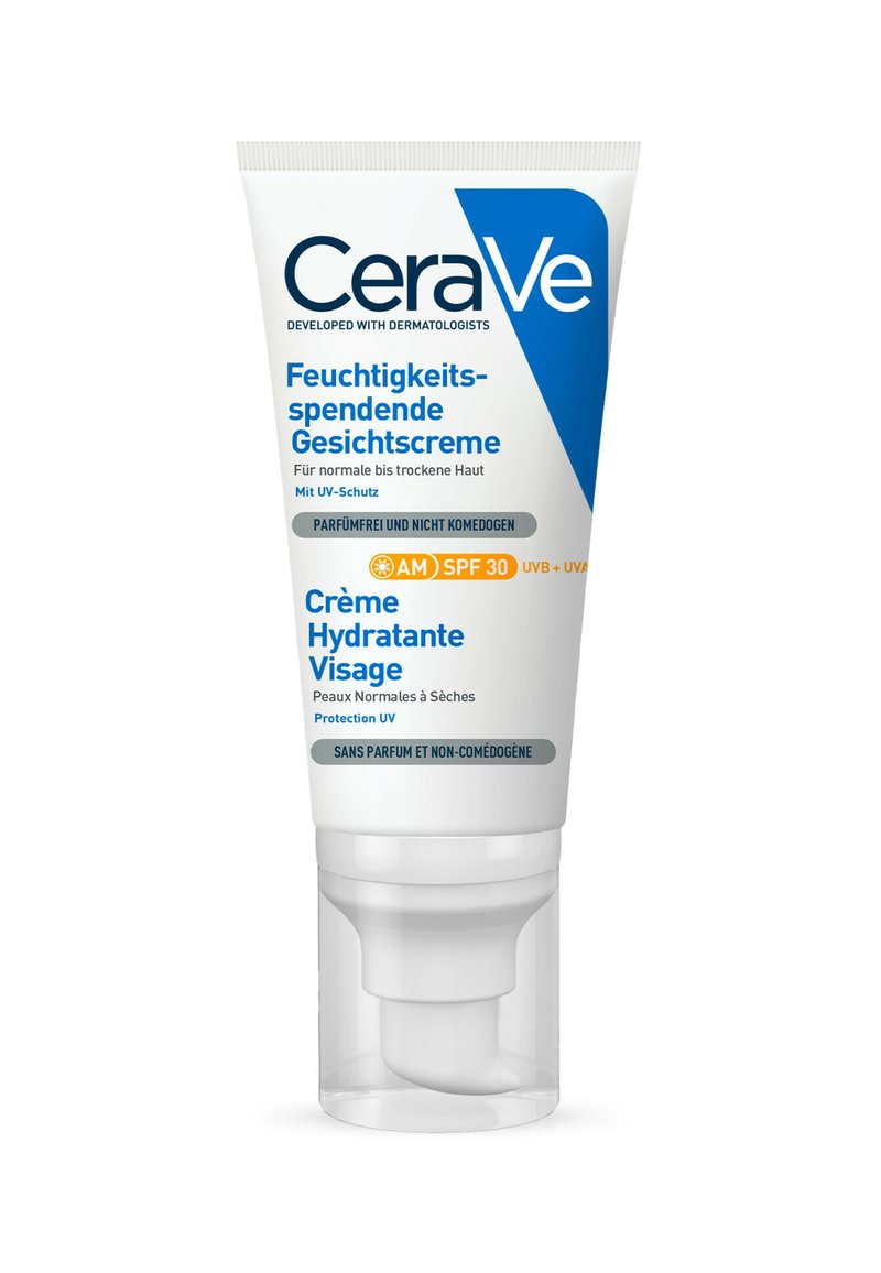 CeraVe - FEUCHTIGKEITSSPENDENDE GESICHTSCREME MIT LSF 30 - Face cream - weiß, Enlarge