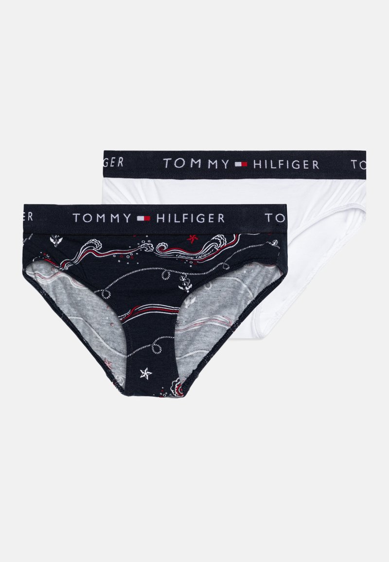 Tommy Hilfiger PRINT 2 PACK - Kratke gaće - white/dark blue