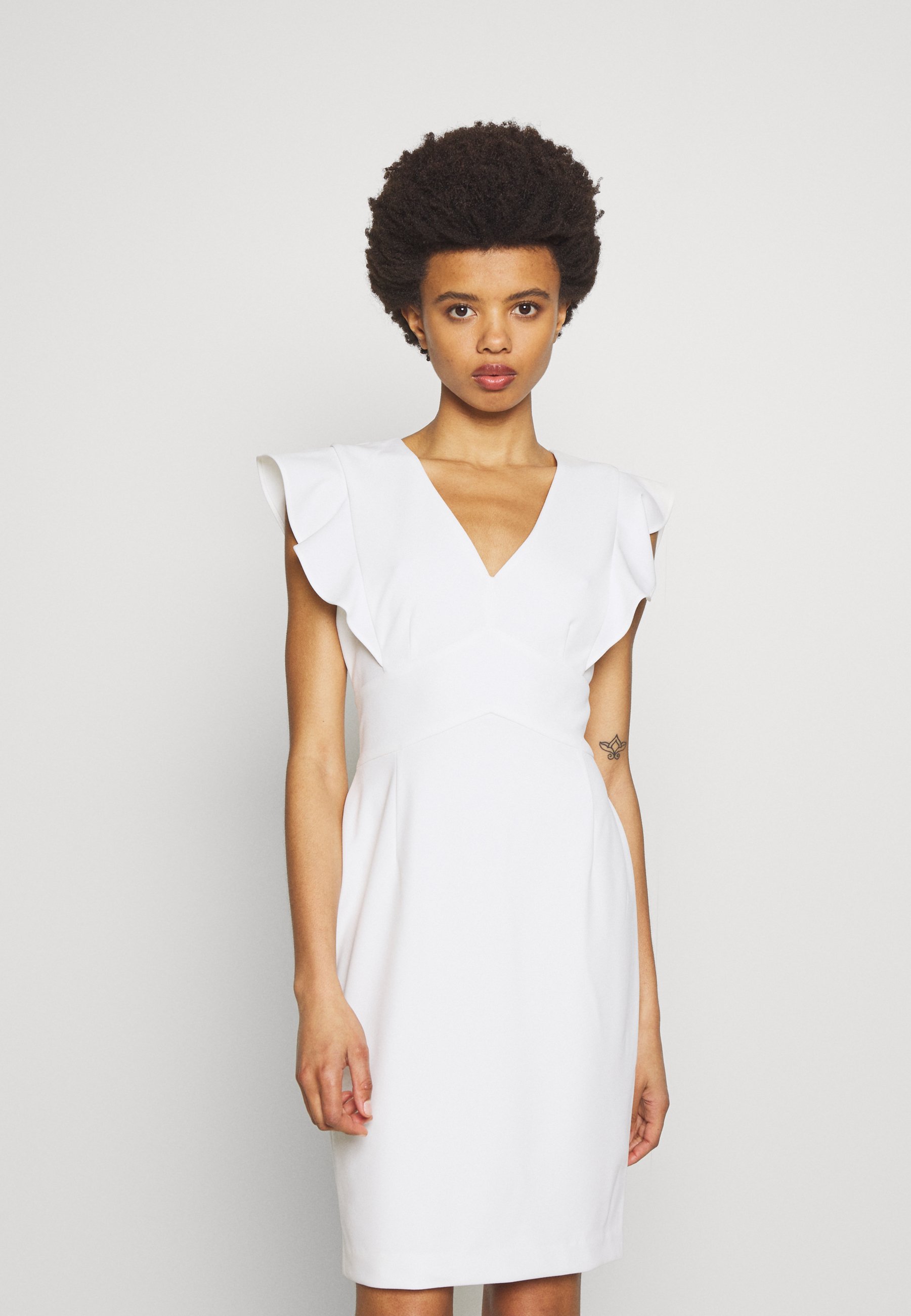 Ruffle sheath dress Clearance