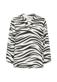 KAJANNE - Blouse - chalk black animal