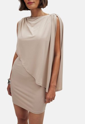 DRAPED  - Robe de soirée - taupe