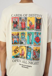 Jack & Jones JORORACLE TEE CREW NECK - T-shirts print - buttercream