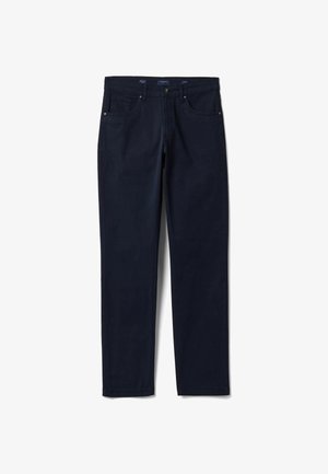OVS, REGULAR-FIT TWILL TROUSERS - Stoffhose - night blue