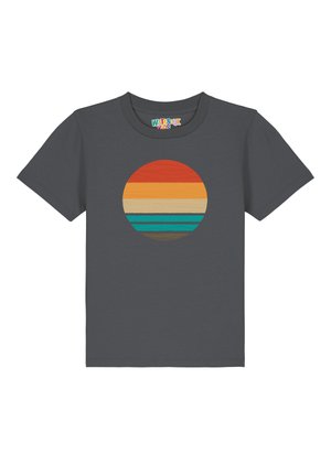 Print T-shirt - anthracite