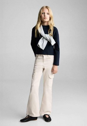Flared Jeans - sand