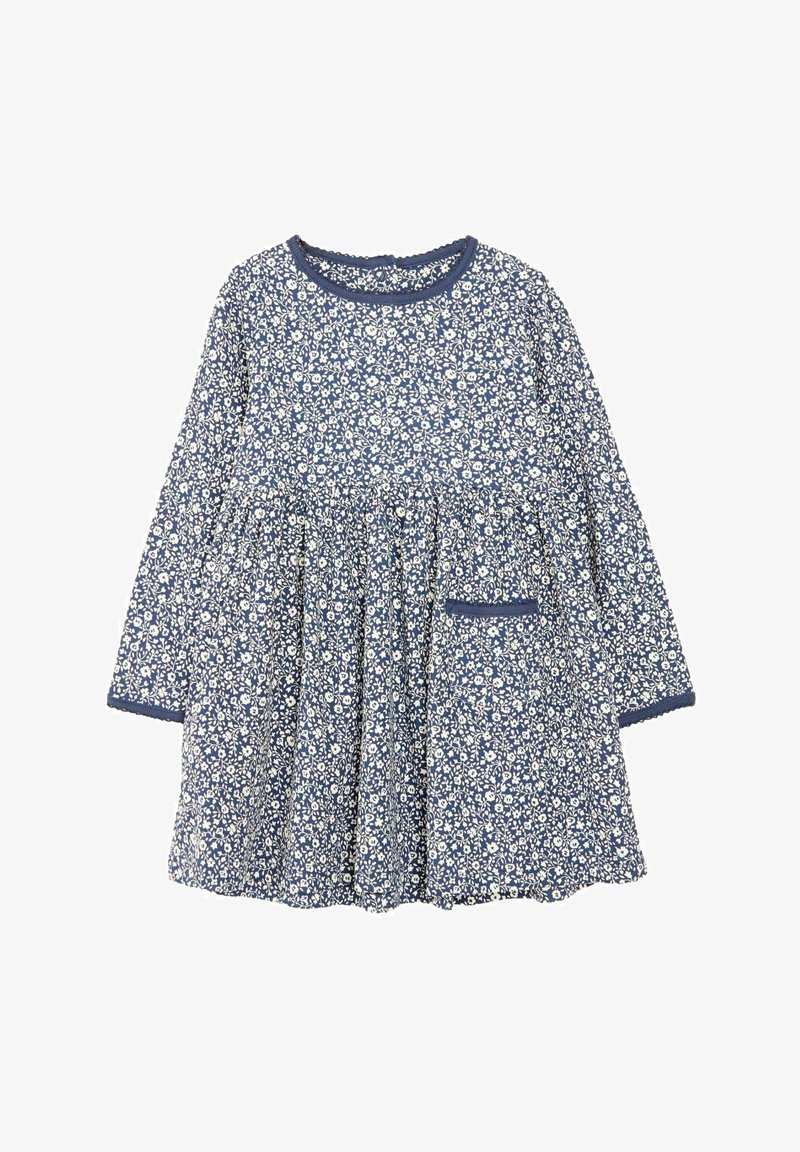 JoJo Maman Bébé DITSY FLORAL CLASSIC-REGULAR FIT - Džersejové šaty - navy