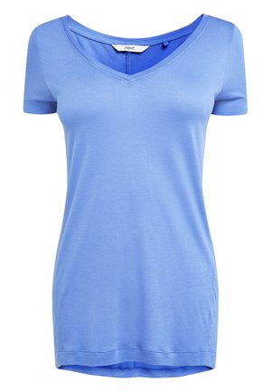 Next SLOUCH V NECK  - T-shirt basic - light blue