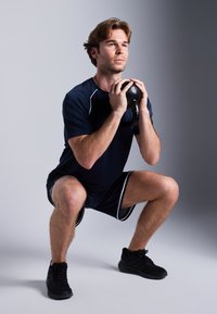 Pier One Sport SHORT SLEEVE T-SHIRT - T-shirt básica - dark blue