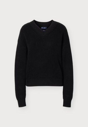 GAP, SHAKER  - Pullover - basic black