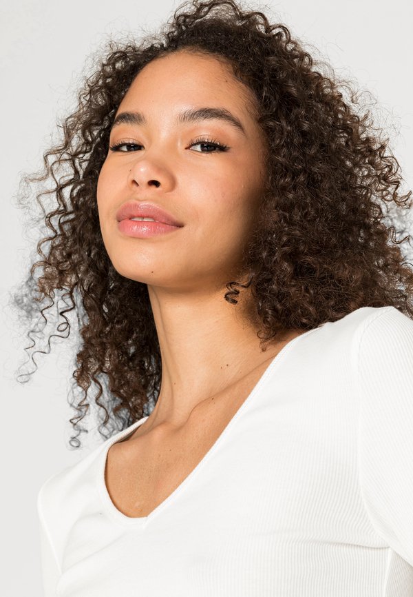 ONLODA V NECK - Long sleeved top - cloud dancer3