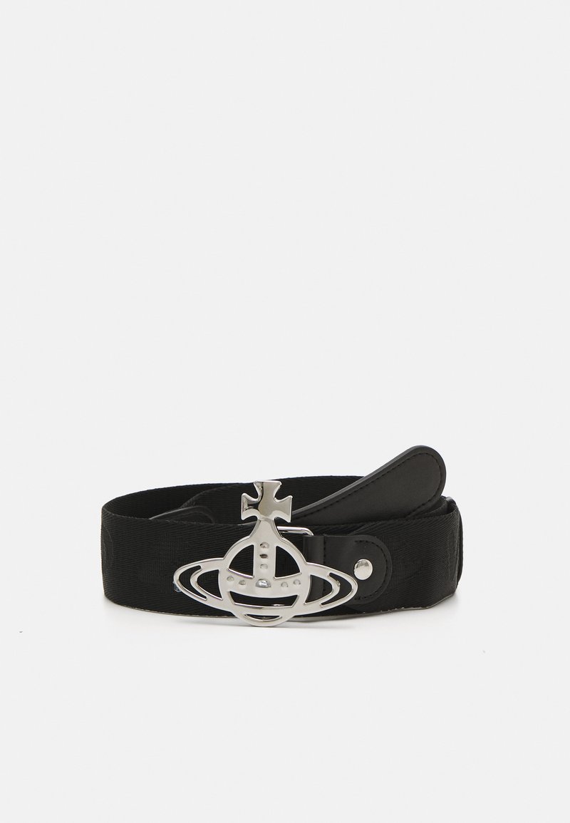 Vivienne Westwood LINE ORB WEBBING BELT UNISEX - Belt - black