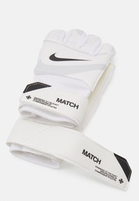 Nike Performance NIKE MATCH - Guantes de portero - white/pure platinum/black