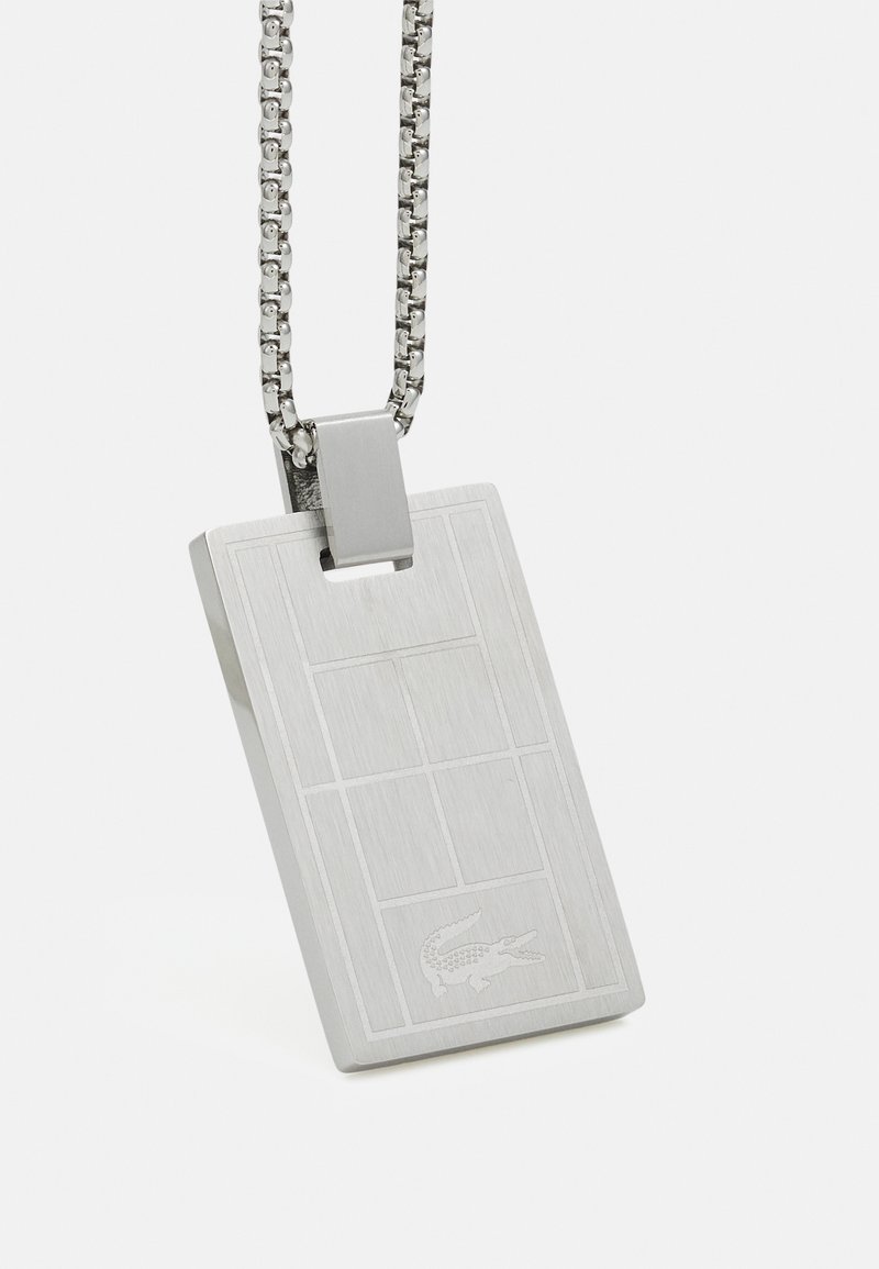 Lacoste TENNIS COURT NECKLACE - Halskette - silver-coloured/silberfarben