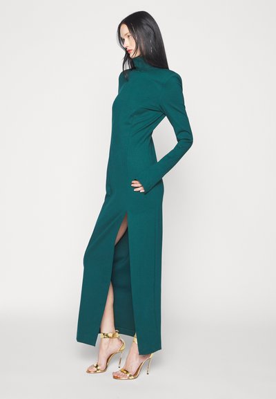 Sara Battaglia TURTLE NECK LONG DRESS - Φόρεμα από ζέρσεϊ - verde