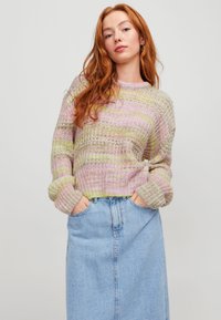 JJXX JXSIMONE SPACE DYE CREW NECK - Džemper - lilac breeze