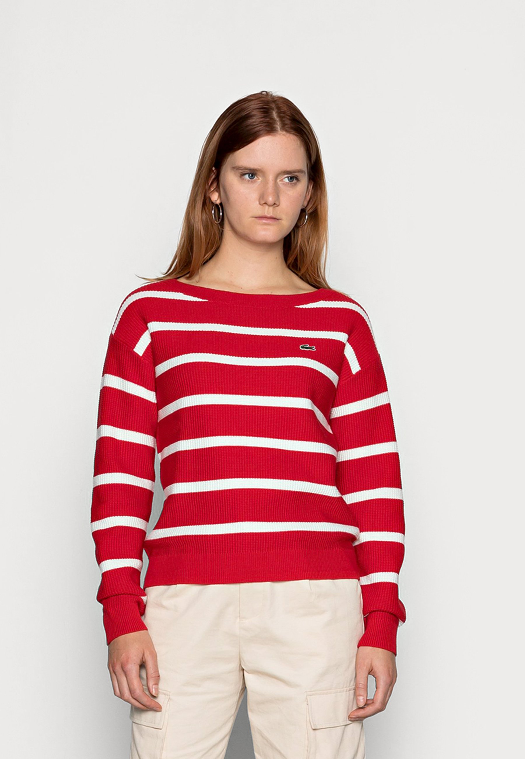 Lacoste Pullover Uomo Tinta Unita Scollo v In 100% Cotone Maglione Cla-  CommercioVirtuoso.it