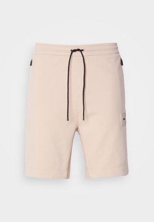 BOSS HEADLO - Tracksuit bottoms - open beige