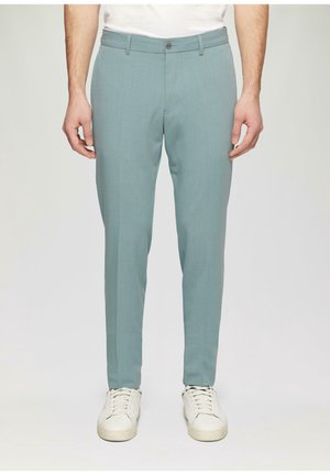 Trousers - mottled turquoise