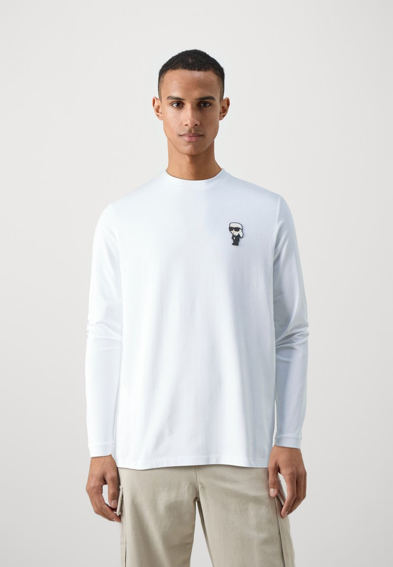 KARL LAGERFELD CREWNECK - Hosszú ujjú felső - white