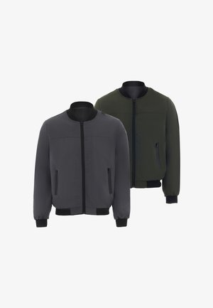 Mo, 2-PACK - Bomberjacks - grau oliv