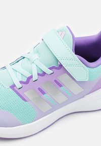 adidas Performance FORTARUN 2.0 CLOUDFOAM ELASTIC LACE STRAP - Scarpe da corsa su strada - semi flash aqua/silver metallic/orchid fusion
