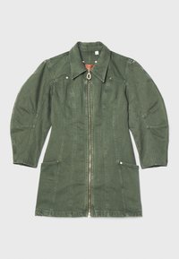 GAP X CULT GAIA DOUBLE ZIP MINI DRESS - Dongerikjole - olive night