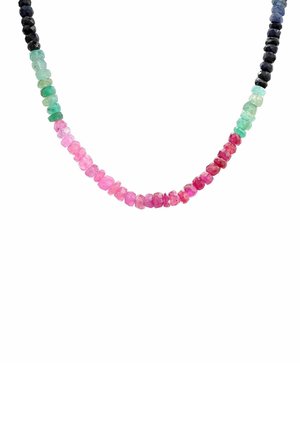 CON BOLAS DE ZAFIROS - Collar - gold-colored