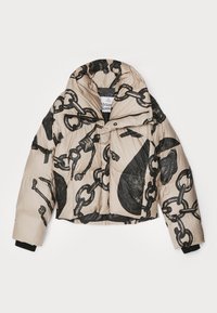 HERO PUFFER - Casaco de inverno - off-white/black