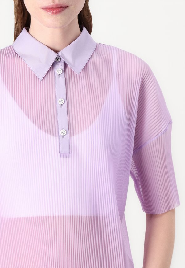 Polo shirt - lilac3