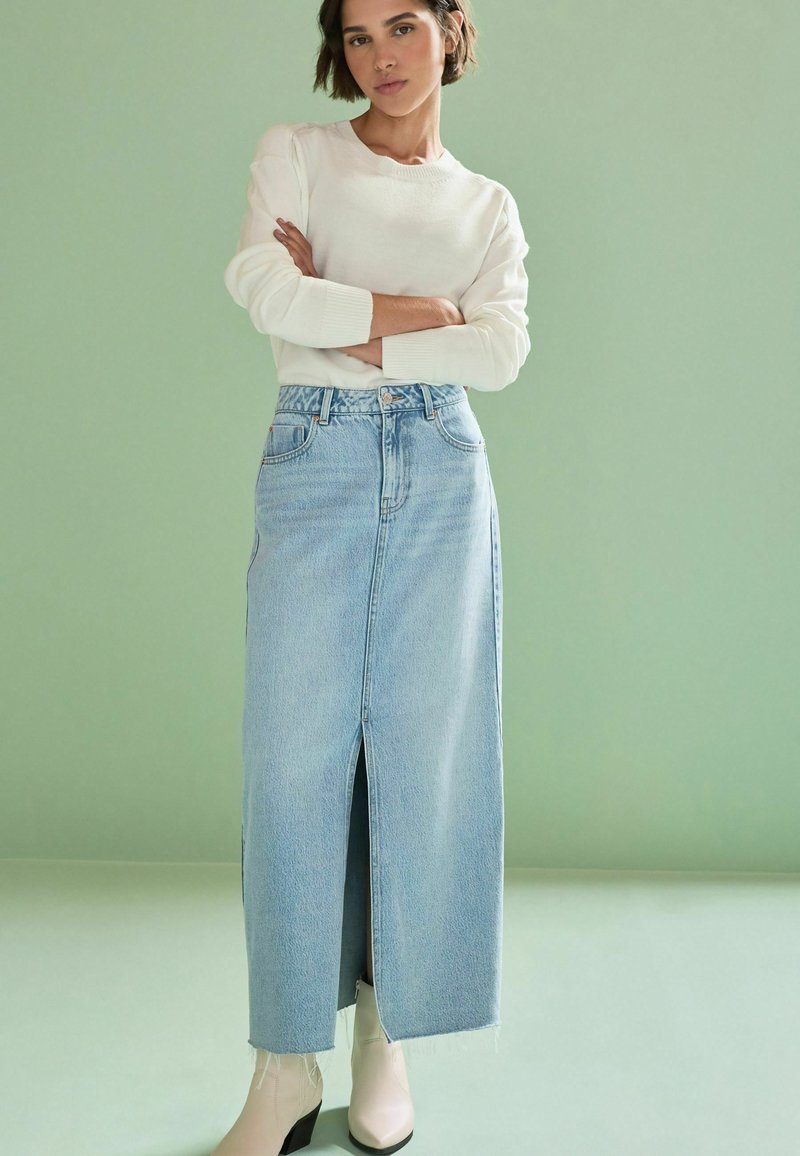 Next COSY CREW NECK - Džemper - ecru white